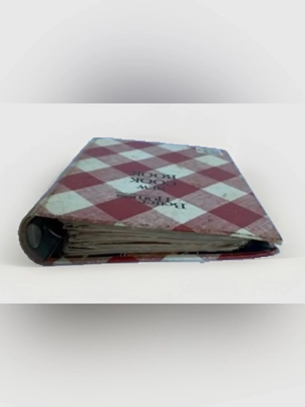 Vintage 1980s Better Homes and Gardens New Cook Book 5 Ring Binder Red Plaid